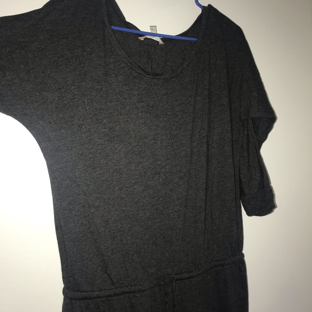 Banana Republic gray long dress (M)